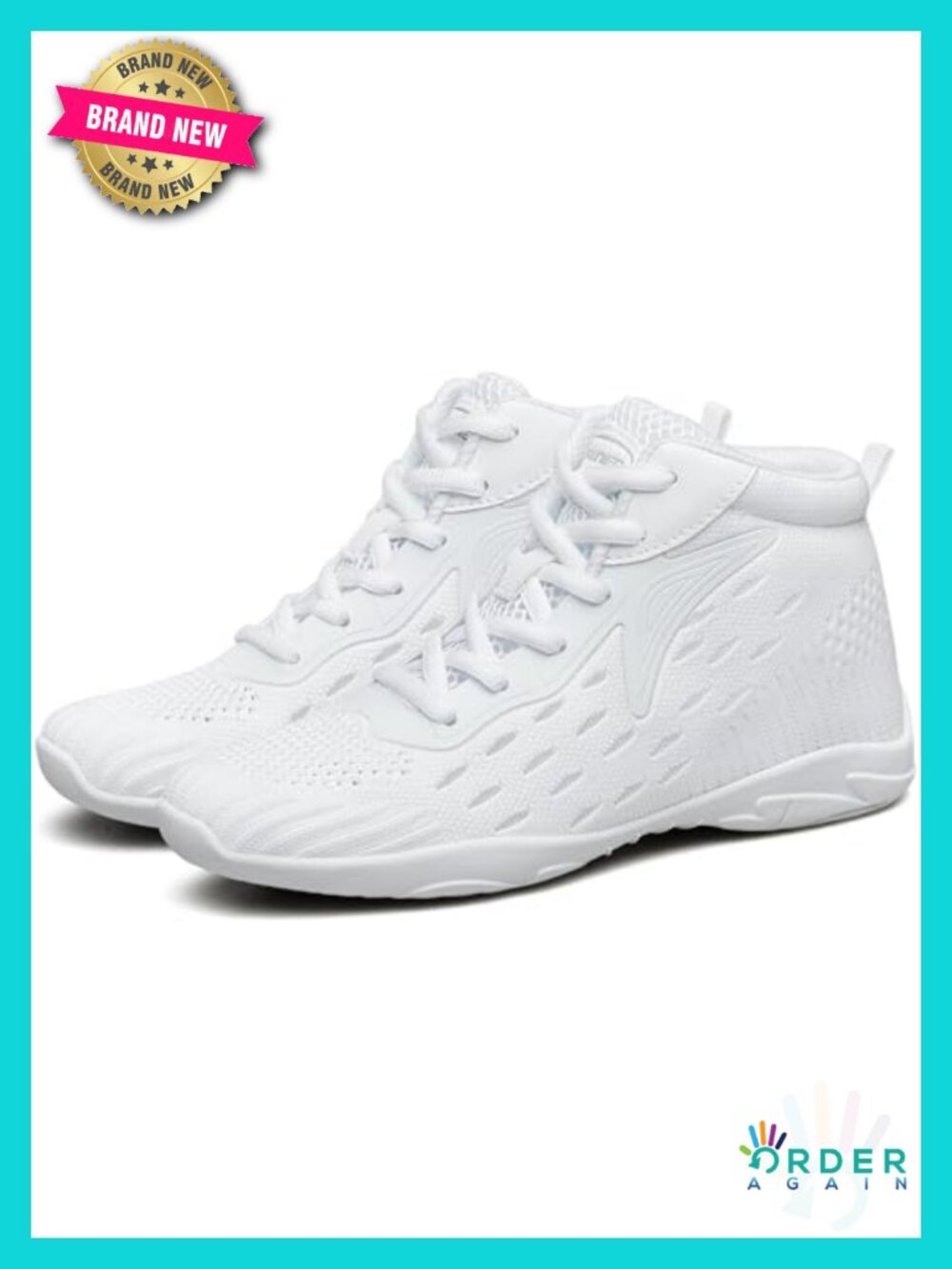 High Top Cheerleading Shoes Breathable Ankle Support Stunting Tumbling Athletic